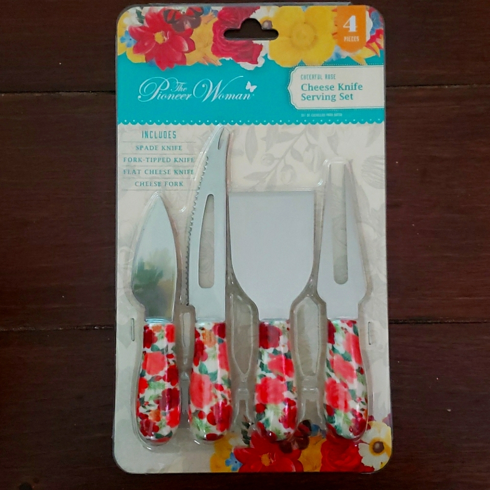 Pioneer Woman Cheese Knife Serving Set